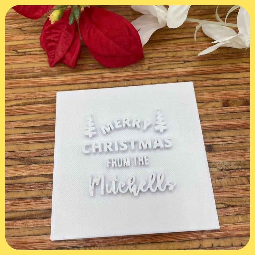 Personalised Christmas Imprint Stamp