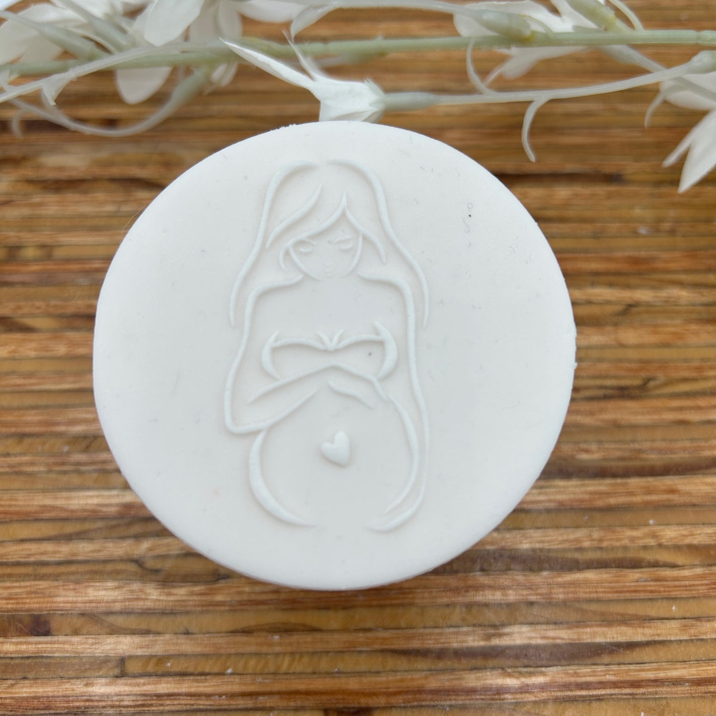 Baby Bump (front) Embossing Stamp