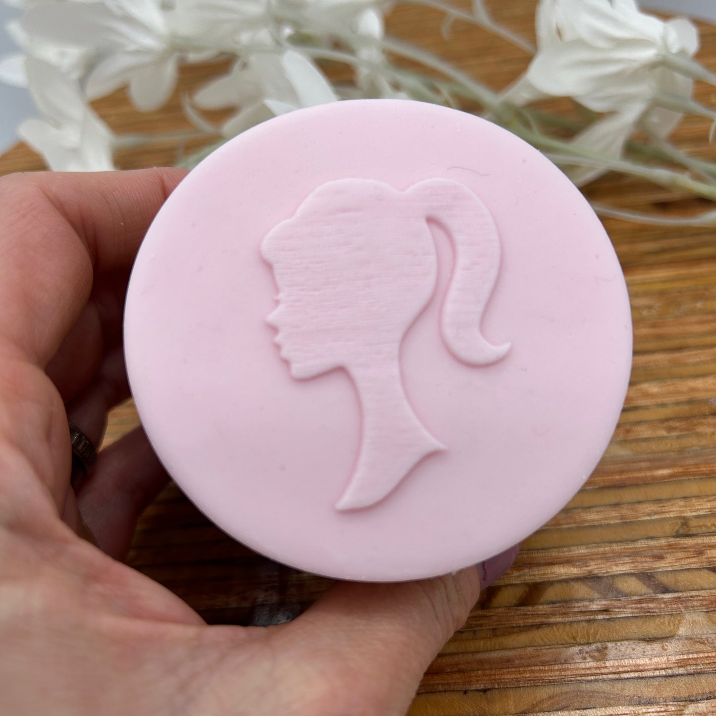 Pony-tail Barbie Embossing Stamp