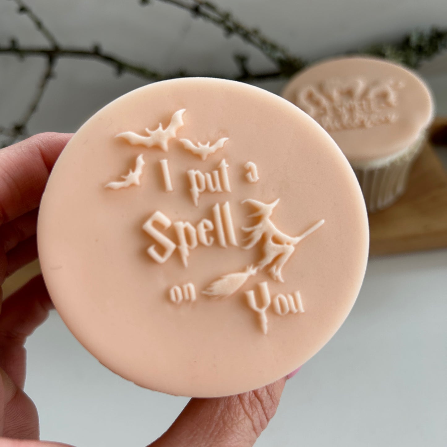 I Put A Spell On You embossing stamp