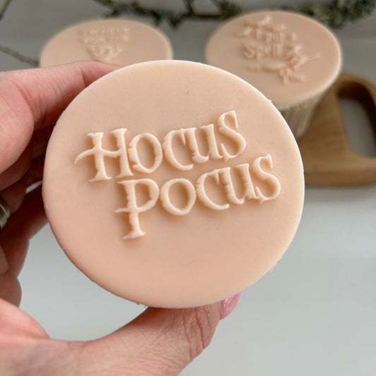 Hocus Pocus embossing stamp