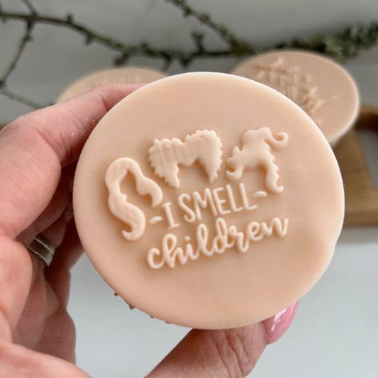 I Smell Children embossing stamp