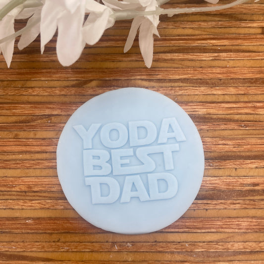 Yoda Best Dad Father's Day Embossing Stamp