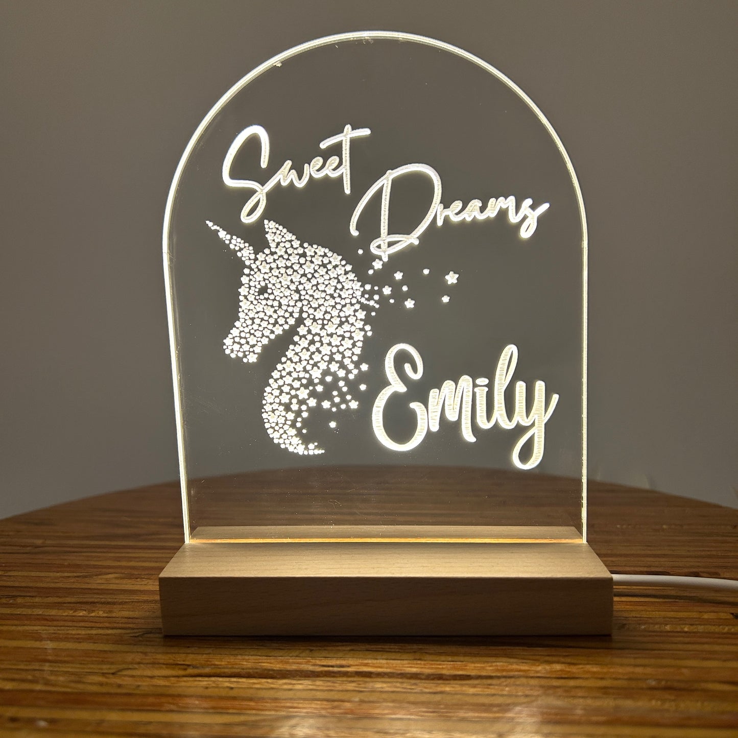 Personalised Sweet Dreams LED Nightlight