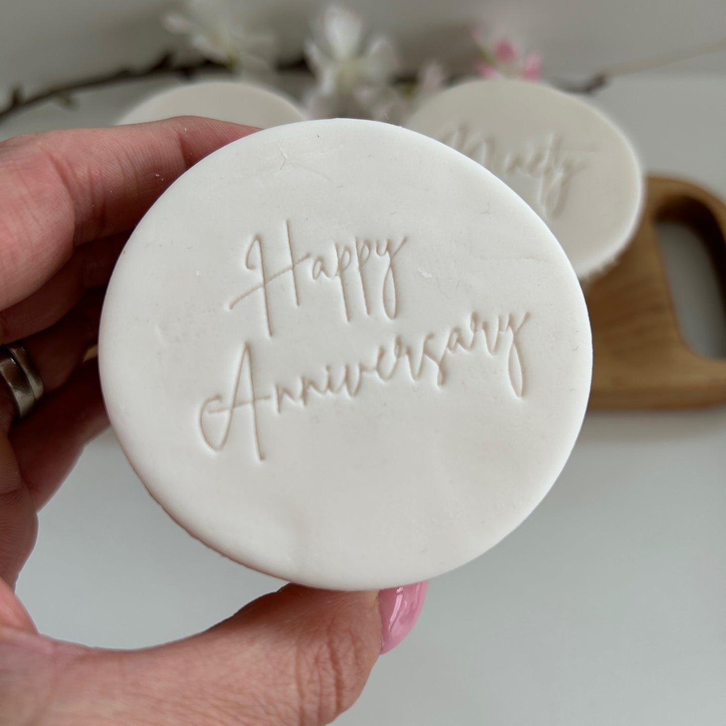 Happy Anniversary Impression Stamp