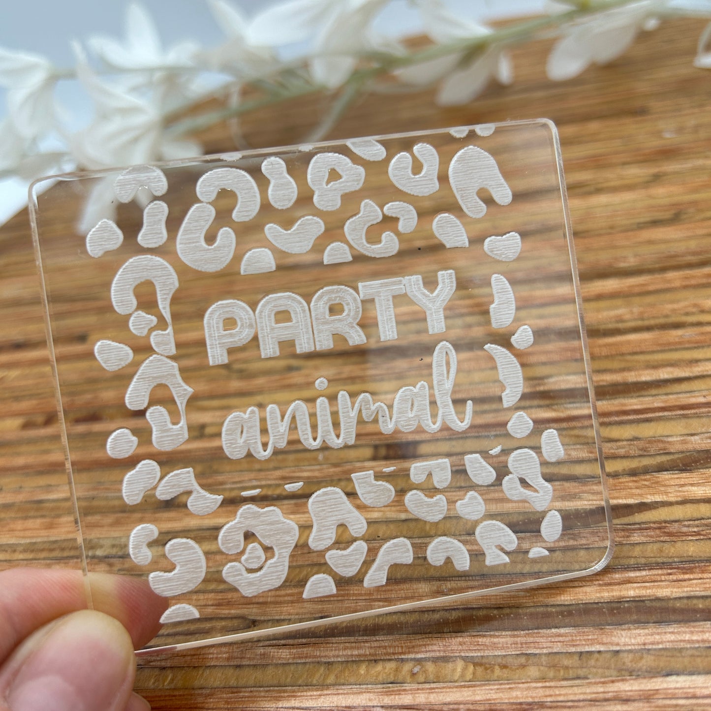 Party Animal Embossing Stamp