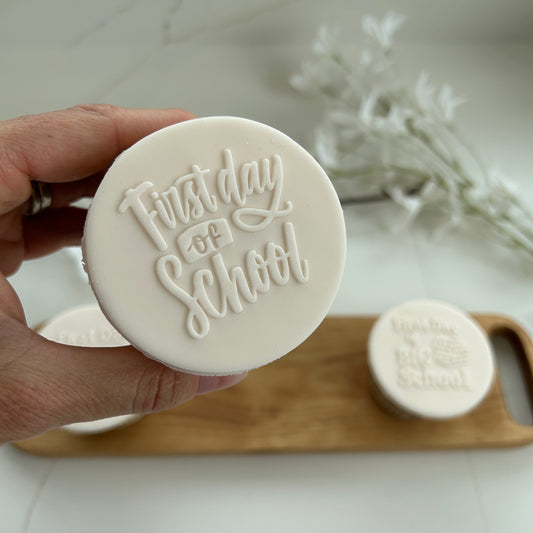 First Day of School Embossing Stamp