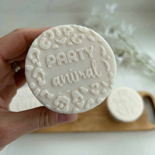 Party Animal Embossing Stamp