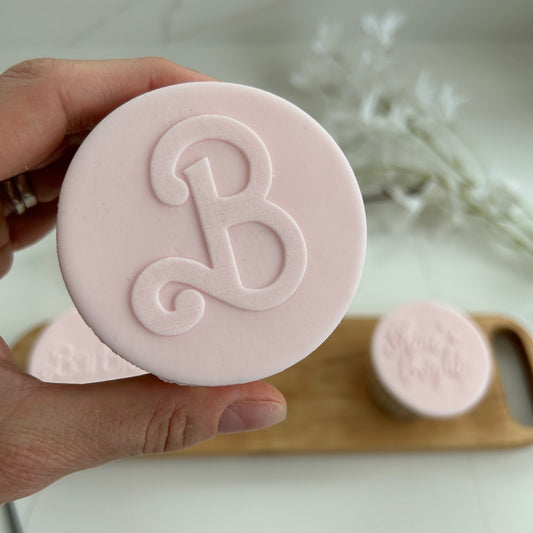 Barbie B Embossing Stamp