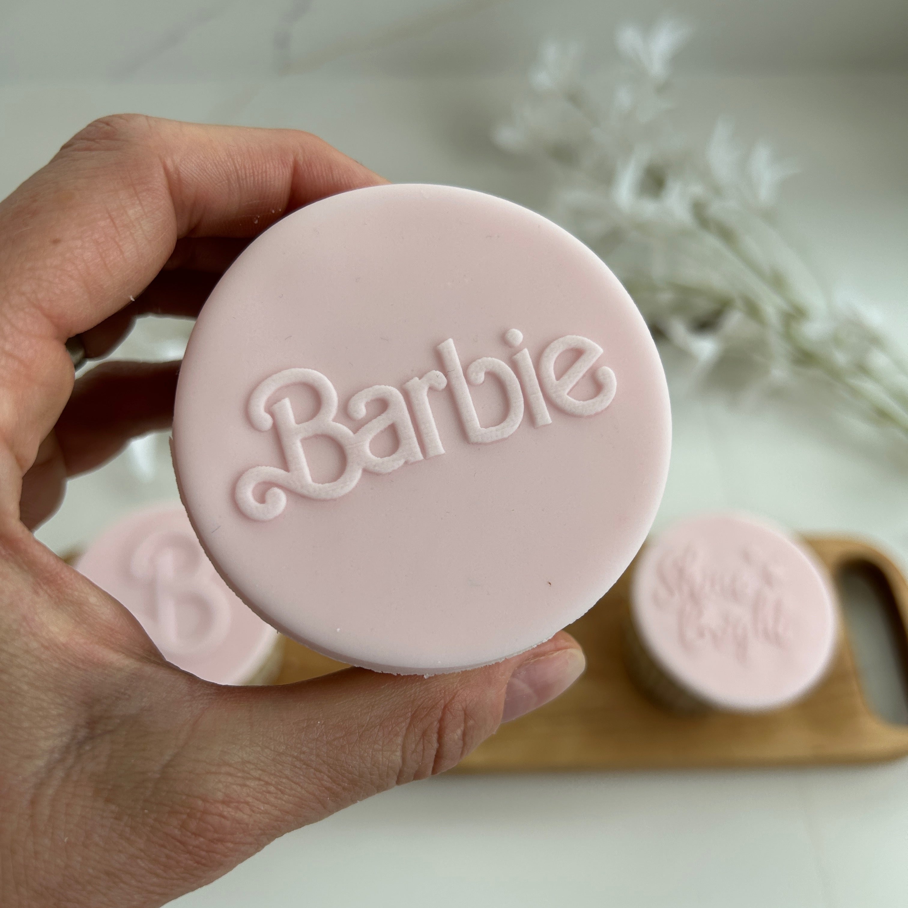 Barbie Embossing Stamp CookieThinx