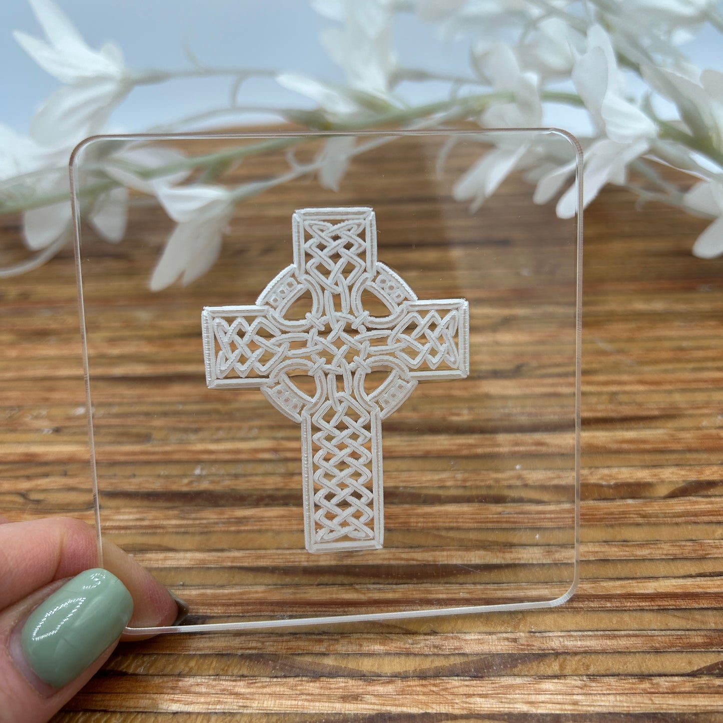 Celtic Cross Embossing Stamp