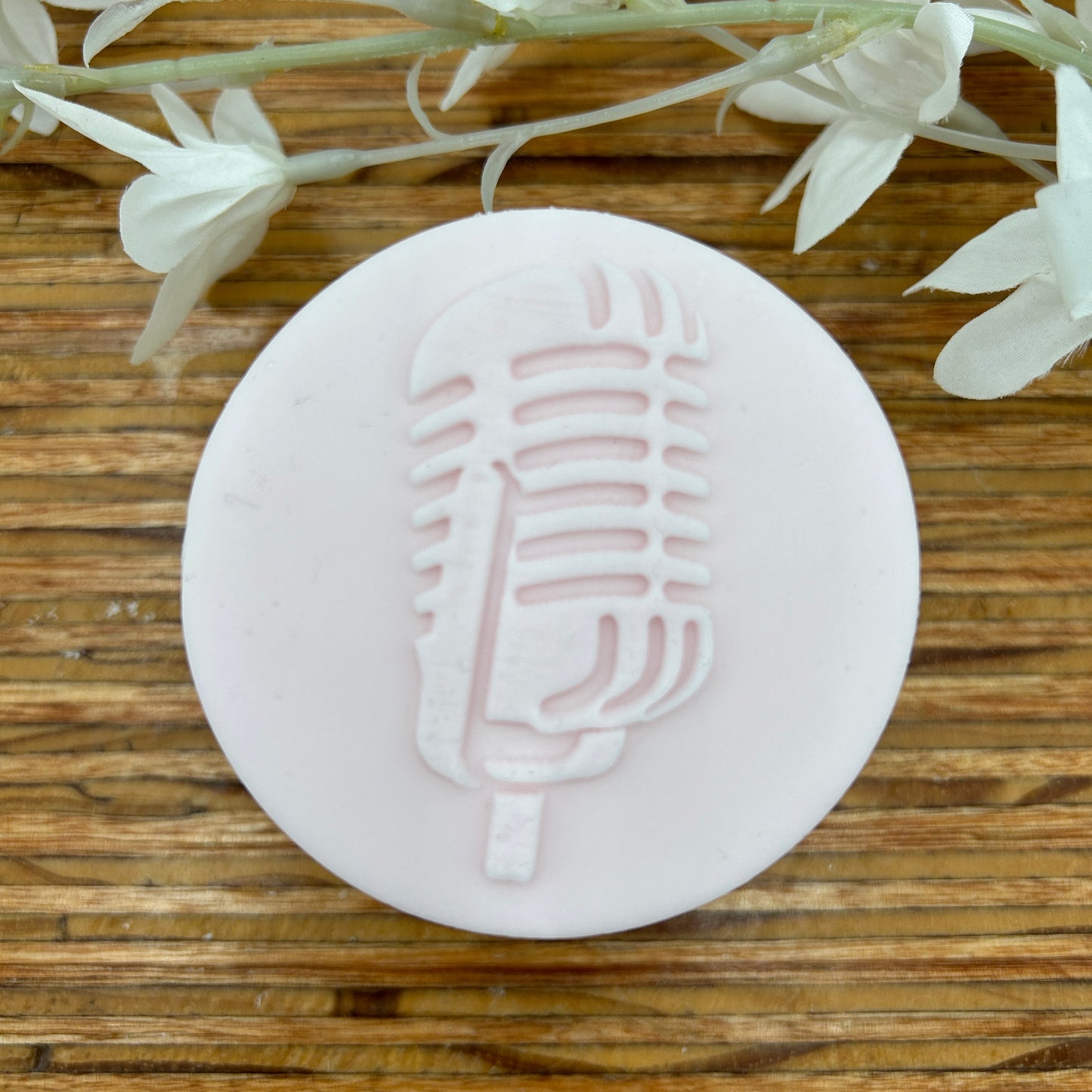 Microphone Embossing Stamp