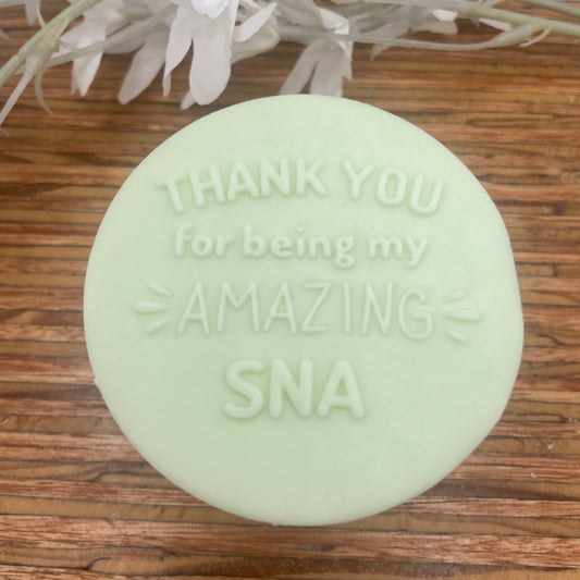 Thank You for being an Amazing SNA Embossing Stamp