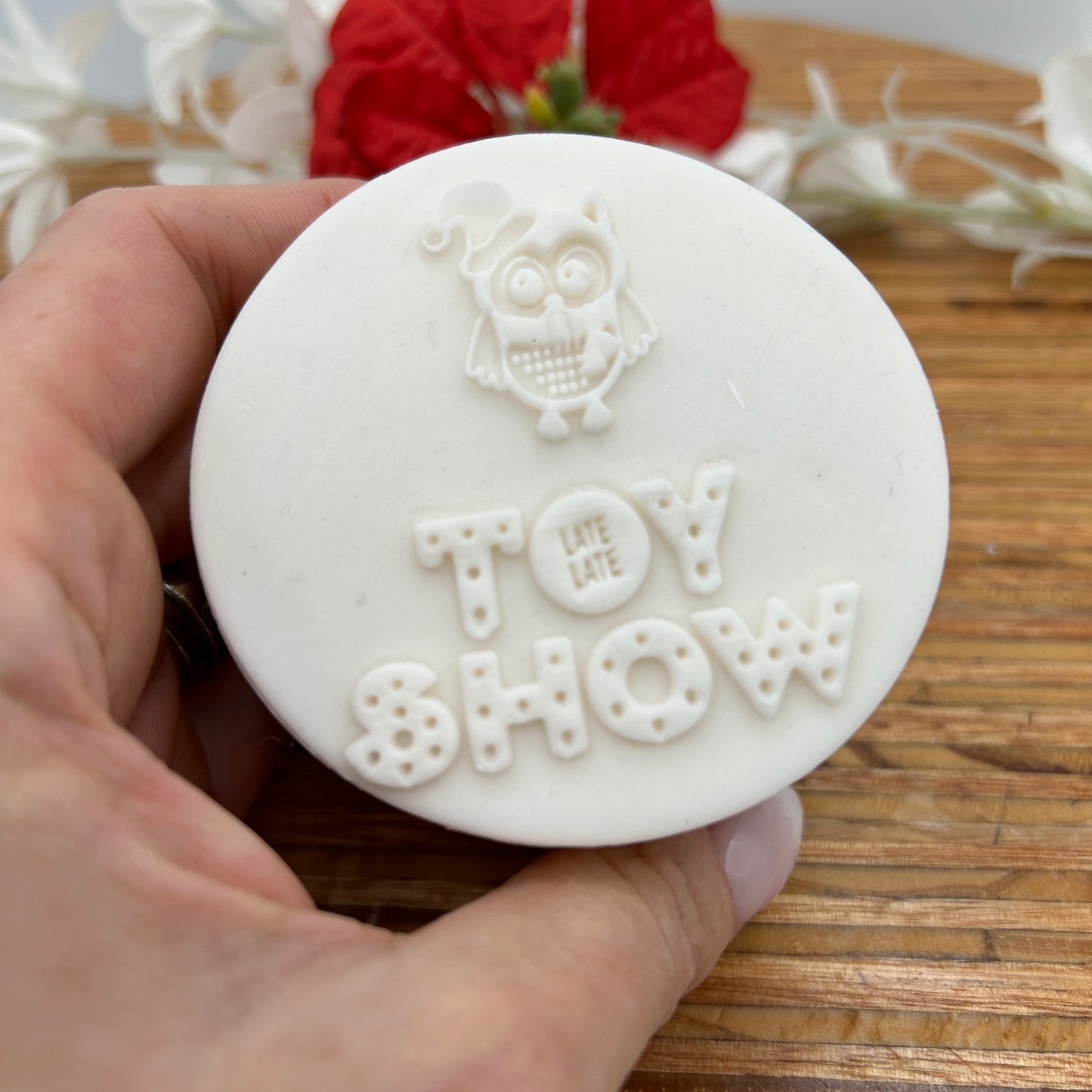 Late Late Toy Show embossing stamp